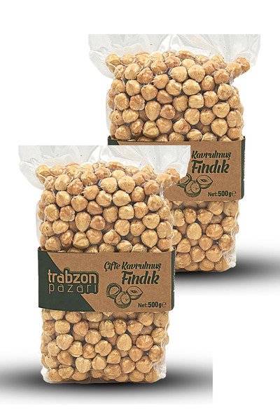 TRABZON PAZARI Çifte Kavrulmuş Fındık Içi 2x500 Gr