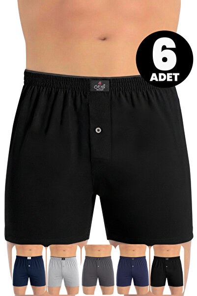 Öts Men's Colorful 6-Piece Single Jersey Boxer (100% Cotton)