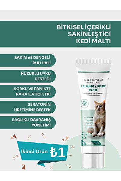 Kahu Naturals Spiritually Connected Calming Relief, Bitkisel Içerikli Kediler...