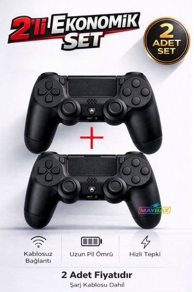 Maybax Kablosuz Bilgisayar Oyun Kolu Wireless Joystick PC Laptop Tablet Mobil...