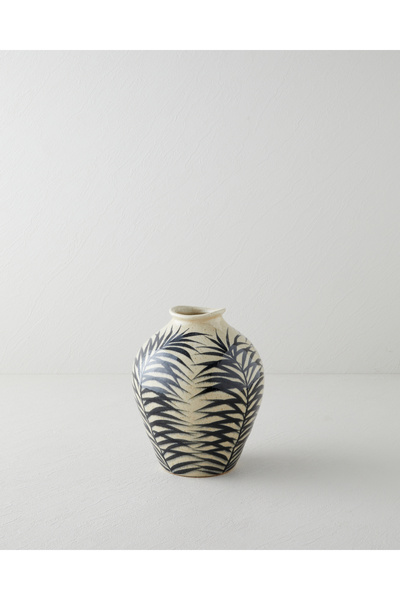 English Home Lavina Vazo 21,5 cm Krem