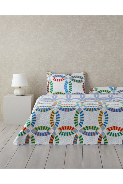 English Home Σετ κάλυμμα κρεβατιού Colorful Circles 160 (29.03.2025)