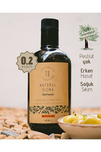 TB Olives 500 ml MEMECİK ERKEN HASAT SOĞUK SIKIM ZEYTİNYAĞI