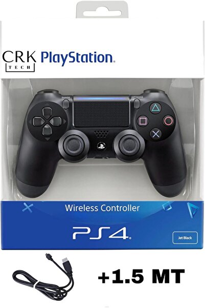 CRK TECH Playstation 4 Dual Yeni Nesil V2 Yenilenmiş Gamepad + 1.MT ŞARJ KABL...