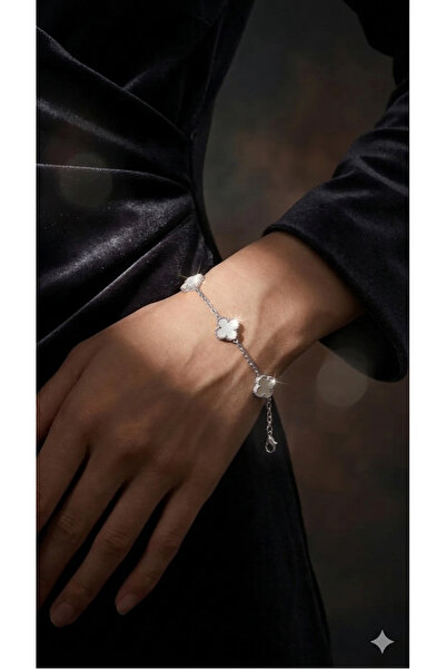 Siya Silver الحد الأدنى من سوار البرسيم الصلب