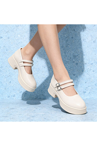Tmall Pantofi casual de dama,Din piele ecologica,P1252, Bej