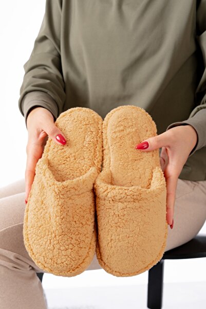 Slipcat Lamb Fabric Wool Silent Sole Γυναικείες Παντόφλες Παντόφλες εσωτερικο...