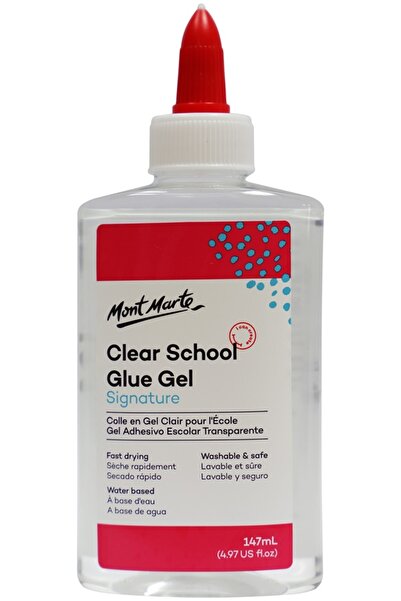Mont Marte Şeffaf Okul Tutkalı 147 ml Yıkanabilir