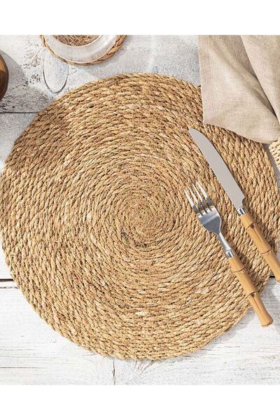 English Home Caitly Hasır Αμερικανικό Σερβίτσιο Μπεζ