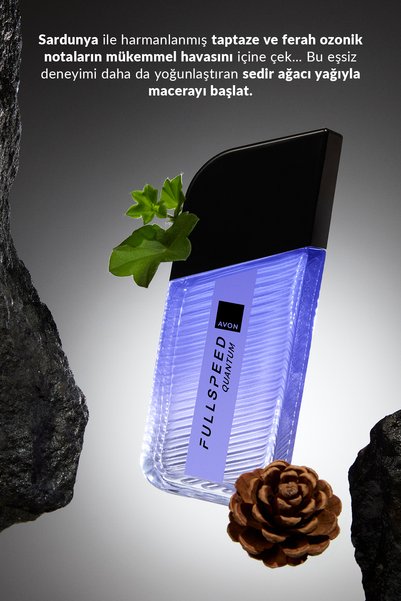 AVON Full Speed Quantum Erkek Parfüm Edt 100 Ml.