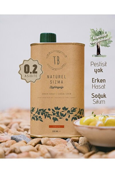 TB Olives 500 ml TİRİLYE ERKEN HASAT SOĞUK SIKIM ZEYTİNYAĞI