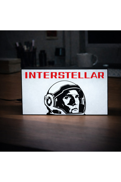 Gişe Arts Masa Lambası - Interstellar (Yıldızlararası) Adaptörlü Dekoratif & ...