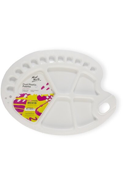 Mont Marte Οβάλ πλαστική παλέτα 34x25cm MM