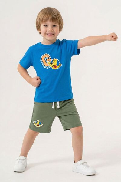 Haribo بدلة للأولاد مرخصة من عمر 2-8 سنوات - أزرق