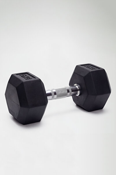 Proforce Metal Tutmalı Çelik Ağırlıklı Tekli Dambıl-KDB 15 Kg Tekli