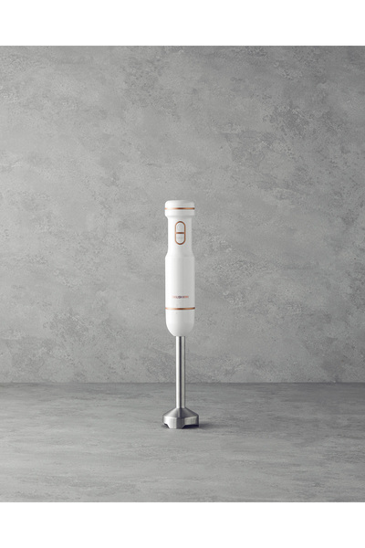 English Home RMB 3001 4 Bıçaklı Multi Blender Seti Beyaz-Bakır