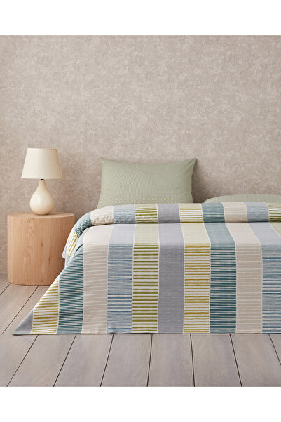 English Home Border Line Kolay Ütülenir Tek Kişilik Nevresim Takımı 160x220 c...