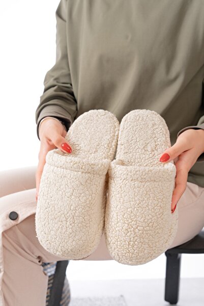 Slipcat Lamb Fabric Wool Silent Sole Γυναικείες Παντόφλες Παντόφλες εσωτερικο...