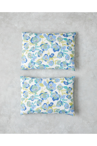 English Home Μπλε 50x70 cm 2 τεμαχίων Μαξιλαροθήκη Easy to Bite