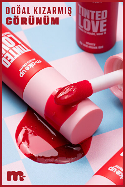 Maru.Derm make up maruderm Uzun Süre Kalıcı Parlak Bitişli Allık – Lip & Cheek Tint