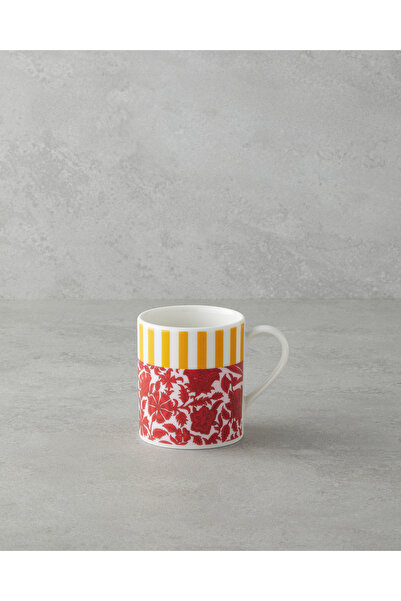 English Home Seris Bone Porselen Kupa 290 ml Pembe - Sarı