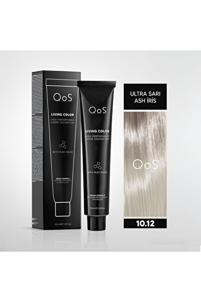 QOS LIVING COLOR 100 ML EXTRA LIGHT BLONDE ASH IRISE 10.12