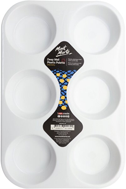 Mont Marte Πλαστική Παλέτα Βαθιάς Αναζήτησης Φρεατίων 6 οπών