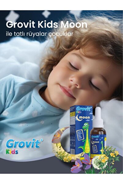 Grovit Kids Moon Melisa Papatya Içeren Damla 50 Ml Şiş
