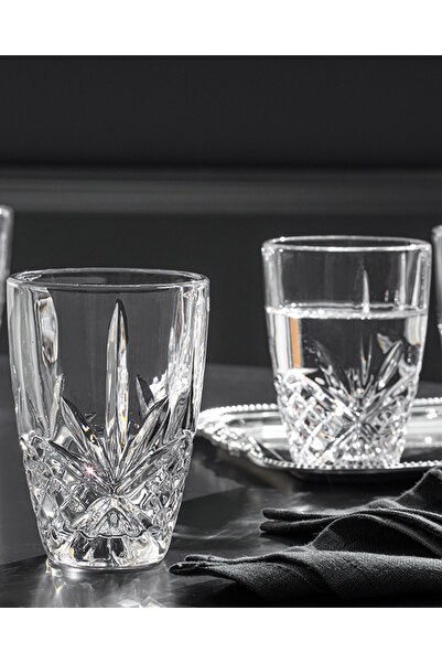 English Home Cosmic Cam 4’lü Kahve Yanı Bardak 140 ml Şeffaf