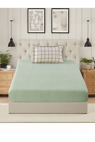 Donetella Luxury Checkered Bed Sheet Set 120X200 cm – Deep Pocket Sheet 30 cm...