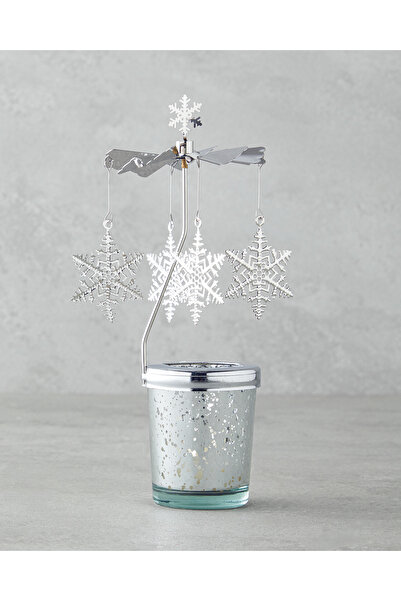 English Home Stena Mumluk 6,5x6,5x15 cm Silver