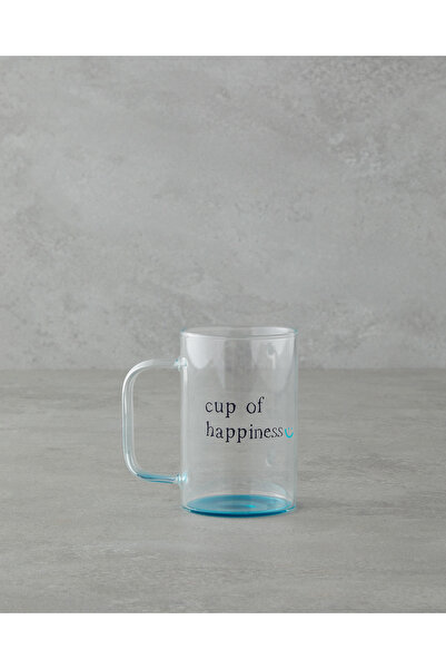 English Home Cup of Happiness Cam Kupa 270 ml Mavi