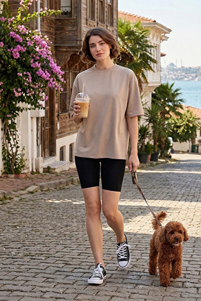 Lela Μπλουζάκι Stretch Oversize Fit Crew Neck T SHIRT 5865911