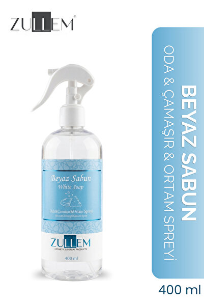 ZULLEM Beyaz Sabun Oda & Çamaşır Kokusu 400 ML