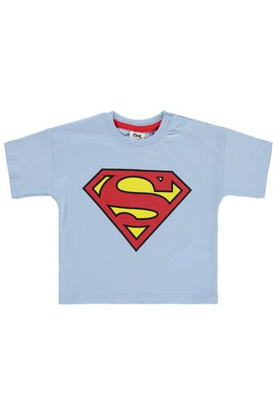 Civil Baby Μπλουζάκι με στάμπα Superman για 6-18 μήνες - Μπλε