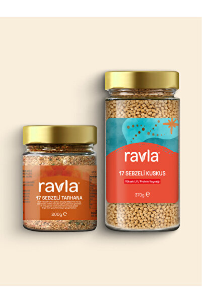 Ravla 2'li Ürün - 17 Sebzeli Kuskus - 370g / 17 Sebzeli Tarhana - 200g