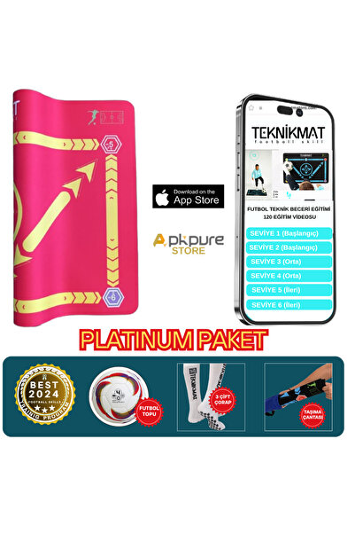 TEKNİKMAT PLATINUM 120 PRO EĞİTİM VİDEOSU ÖMÜR BOYU - FUTBOL TOPU- FUTBOL MAT...