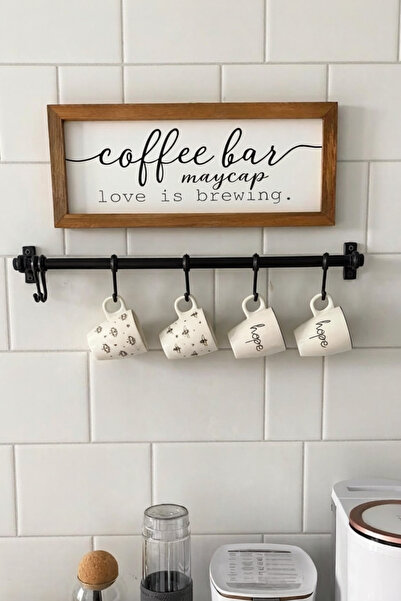 Genel Markalar Siyah Metal Mutfak Banyo Askısı Çok Amaçlı Askı Ferforje Metal...