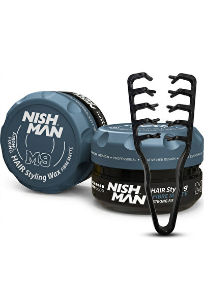 NISHMAN M9 SAÇ ŞEKİLLENDİRİCİ MAT WAX 100 ML /+ ŞEKİLLENDİRİCİ MUCİZEVİ TRAK ...