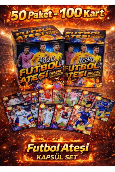 OYUNKAFASI Futbol Ateşi Taş Kağıt Makas Sporcu (YENİ) 50 Poşet Toplam 100 Ade...