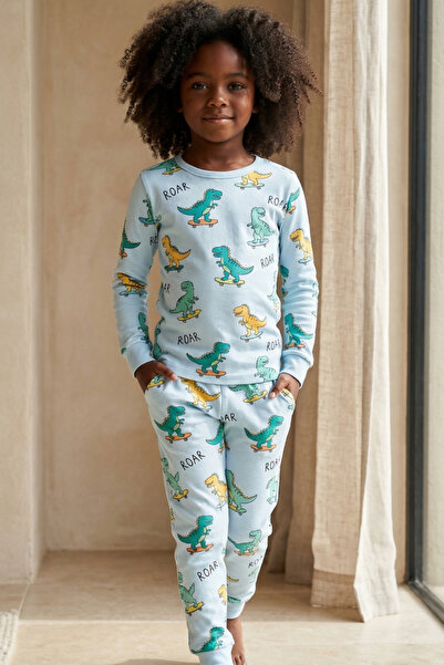 Katia&Bony Σετ πιτζάμες για αγόρια με σχέδιο δεινοσαύρων