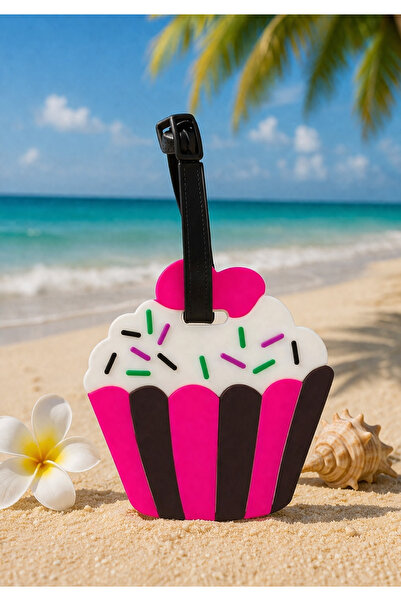 Boldy Ετικέτα βαλίτσας με σχέδιο cupcake - Ετικέτα βαλίτσας - Ετικέτα τσάντας...