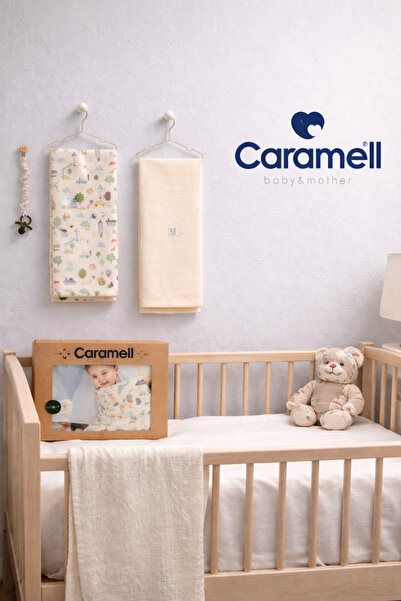 Caramell My Baby Kumsal 80x90 cm 1 adet Penye 1 adet Muslin Battaniye 1 adet ...