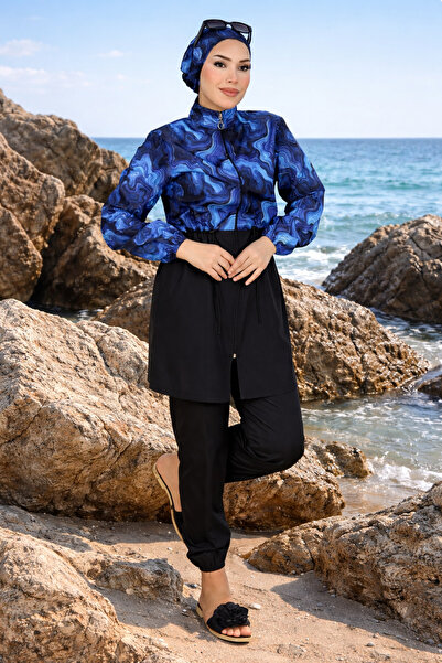 DLC Tekstil Πλήρως καλυμμένο μαγιό με ρυθμιζόμενη μέση, σετ 3 τεμαχίων