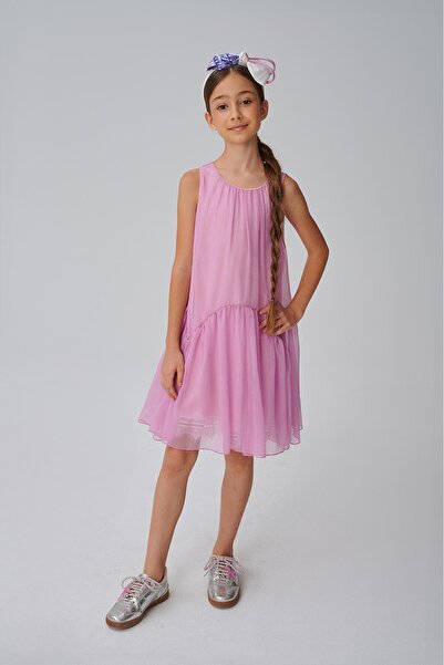 Lia Lea BG Store Κοριτσίστικο Λιλά Φόρεμα