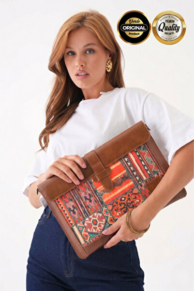 Vardo Δερμάτινη θήκη και χαρτοφύλακας Helene Long Strap '' Macbook Pro-Air 15...