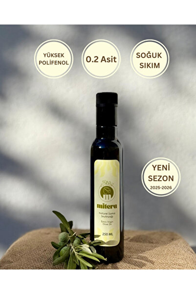 Mitera Olive Oil Ayvalık Mitera Ayvalık Erken Hasat Zeytinyağı 250 ml 0.2 Asi...