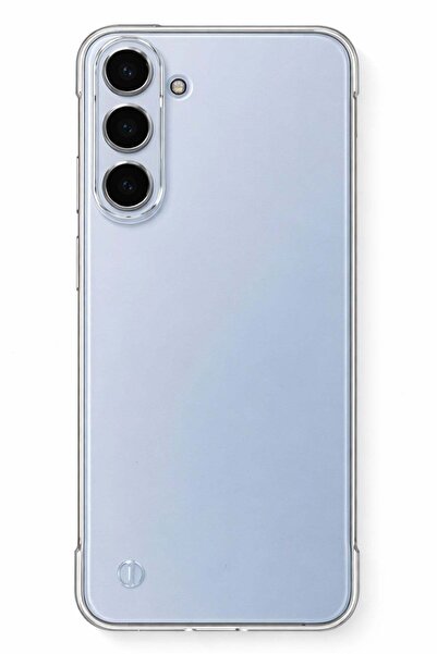 Vissona Samsung Galaxy S24 FE Uyumlu Kamera Korumalı Yanları Açık Sararmaz Se...