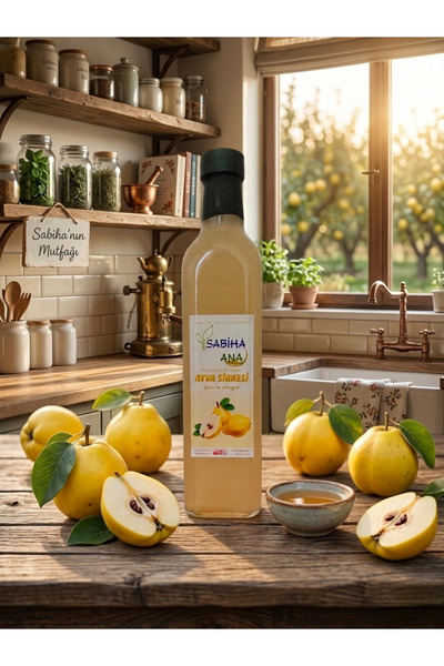 SabihaAna Organik Ev Yapımı Ayva Sirkesi