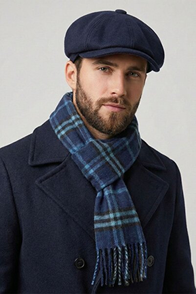Adalua Men's Scarf and London Cap Set |   Stylish Winter Set